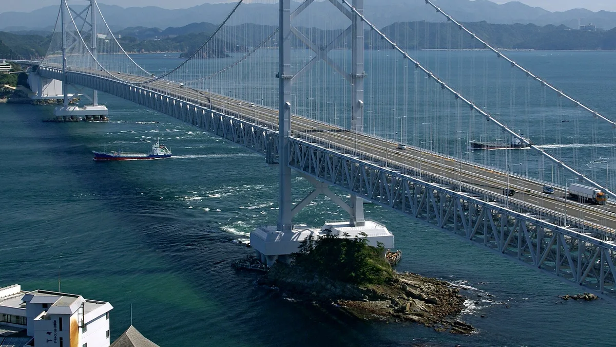 Ōnaruto Bridge in Japan