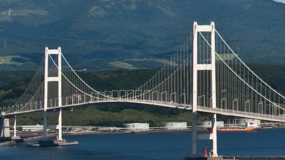 Hakuchō Bridge in Japan