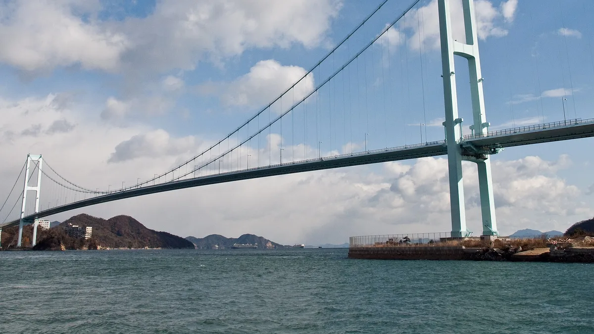 Akinada Bridge in Japan
