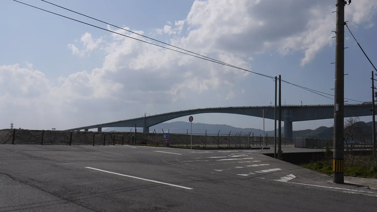 Eshima Ohashi Bridge in Japan