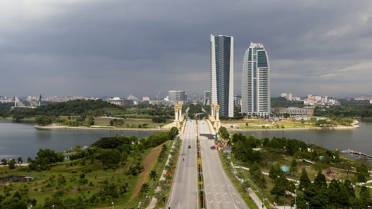 Seri Gemilang Bridge in Malaysia
