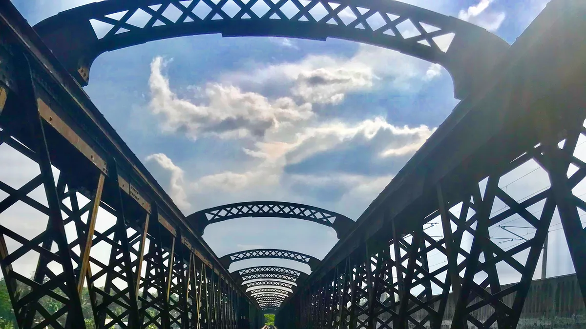 Victoria Bridge in Malaysia