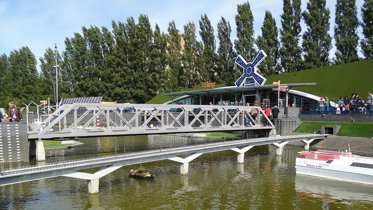 Moerdijk Bridge in Netherlands