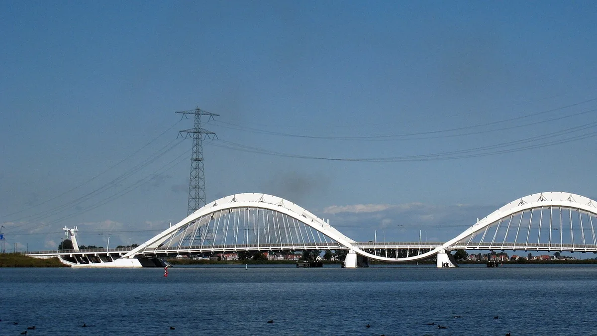 Enneüs Heerma Bridge in Netherlands