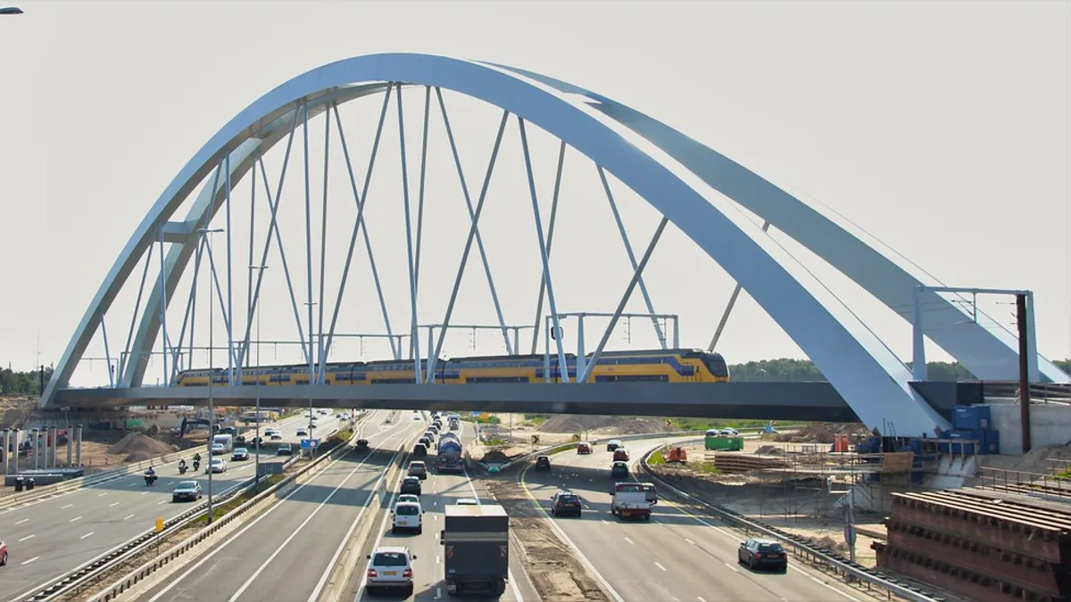 Zandhazenbrug in Netherlands