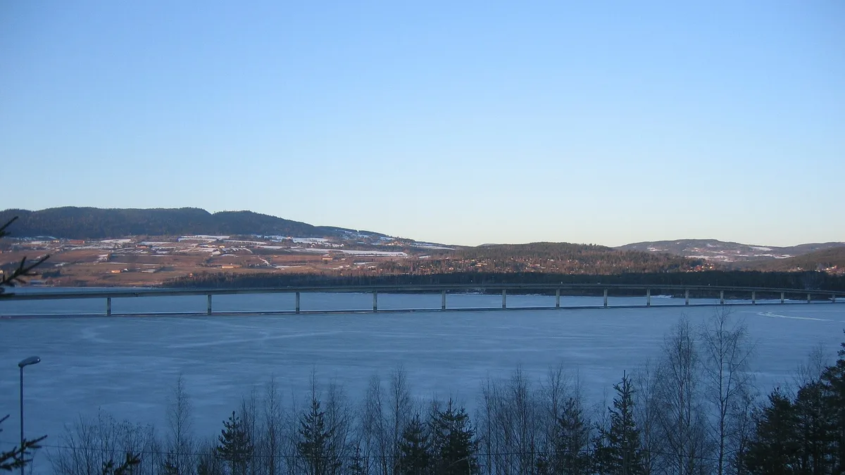 Mjøsa Bridge in Norway