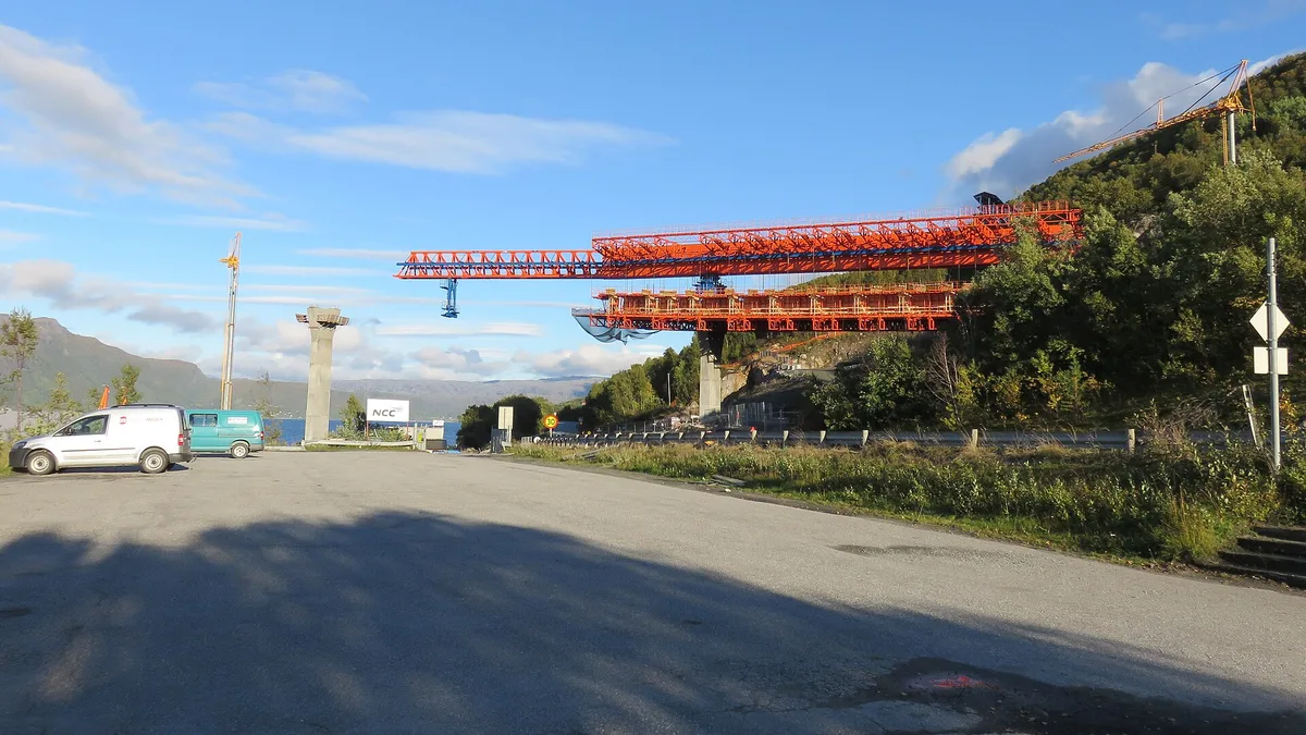 Hålogaland Bridge in Norway