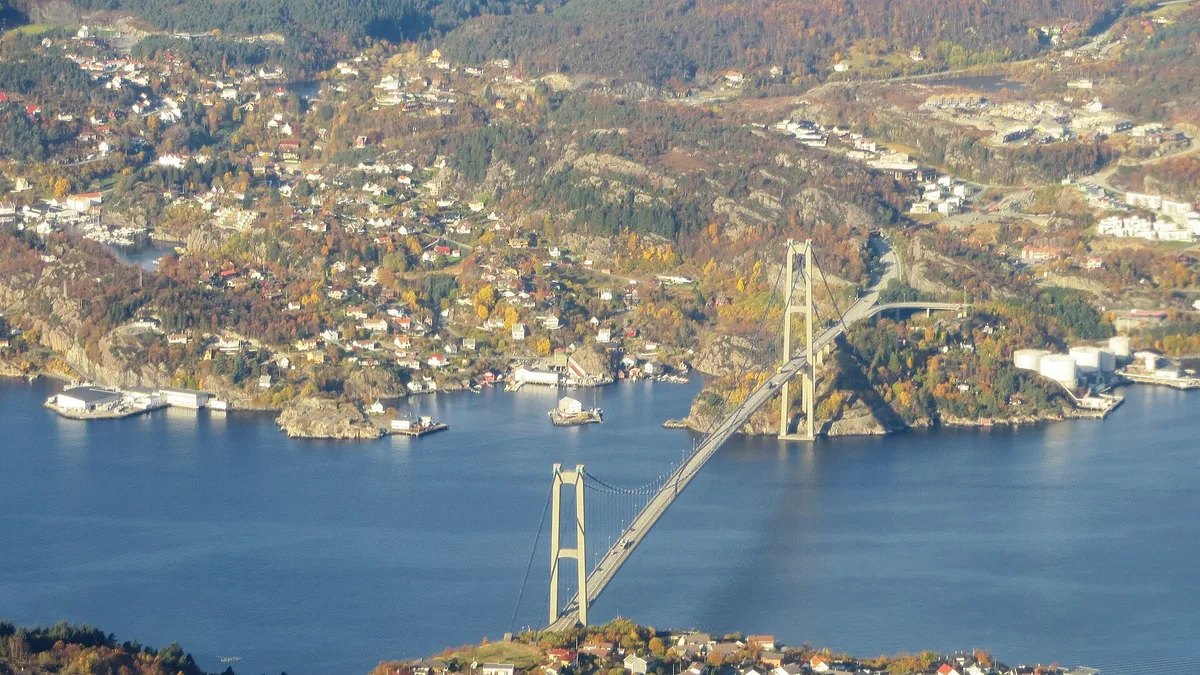 Askøy Bridge in Norway
