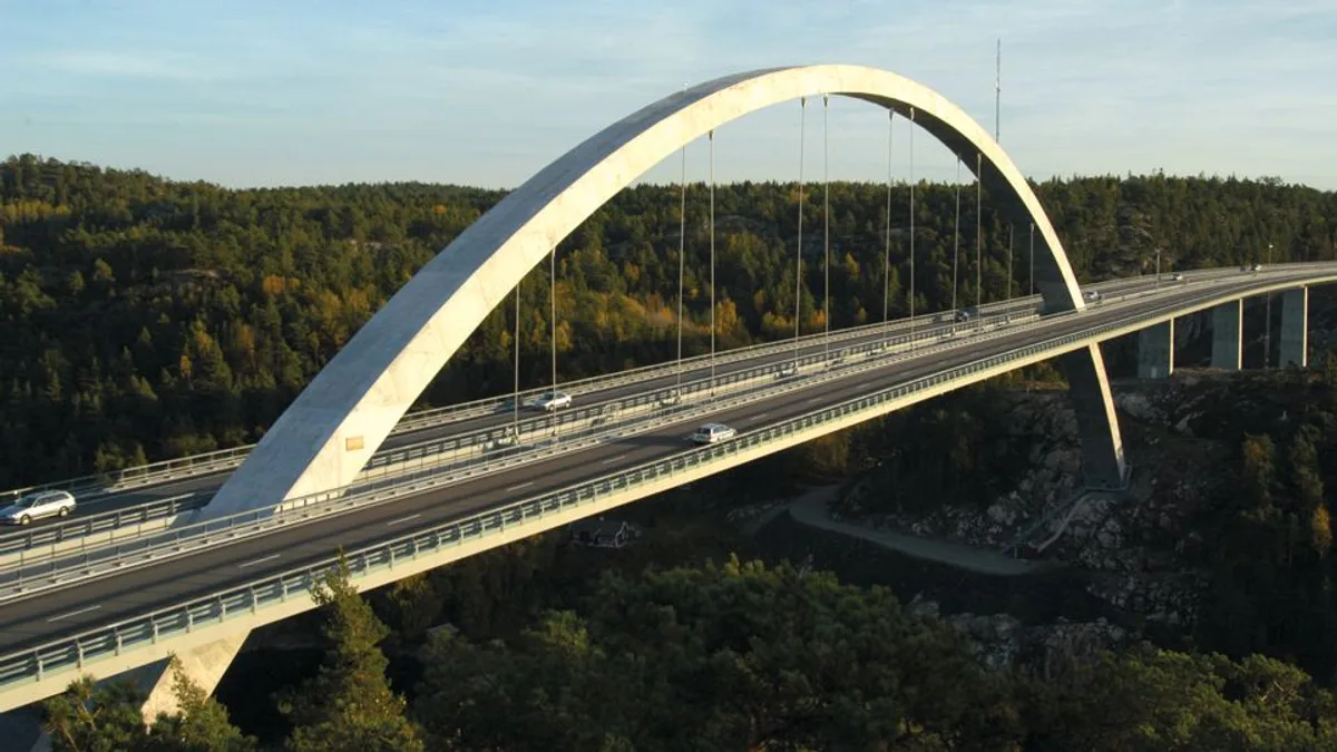 Svinesund Bridge in Norway