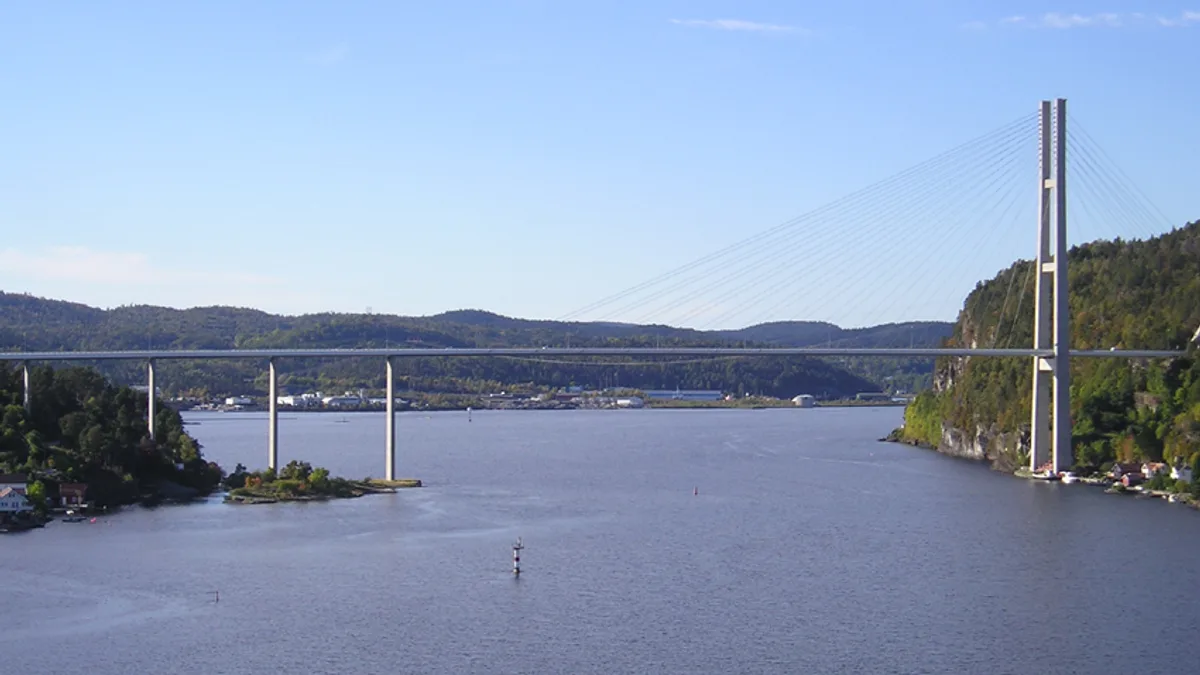 Grenland Bridge in Norway