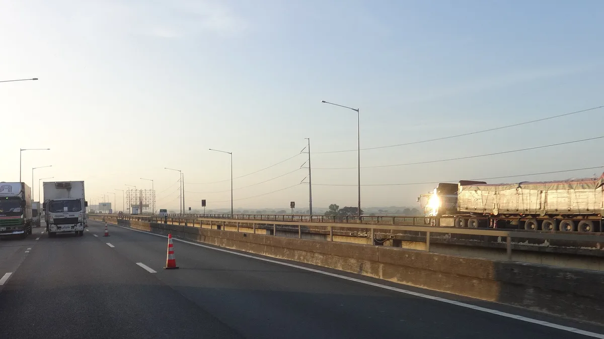 Candaba Viaduct in Philippines