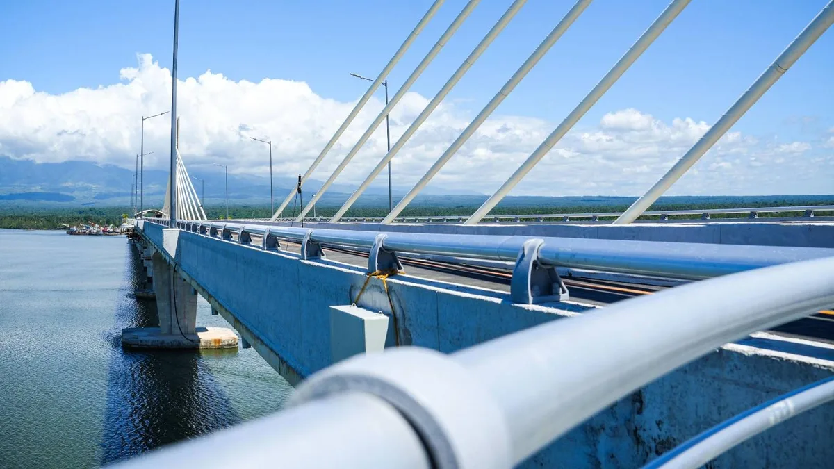 Panguil Bay Bridge in Philippines