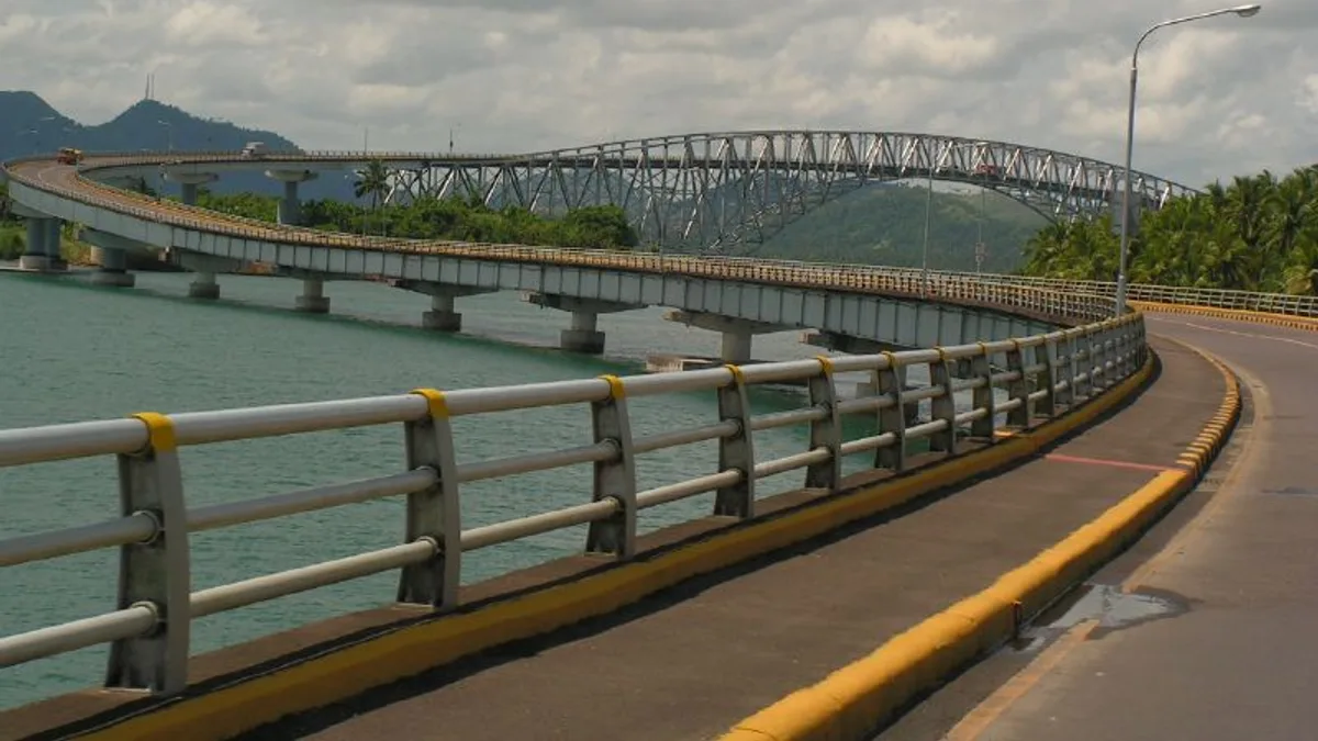 San Juanico Bridge in Philippines