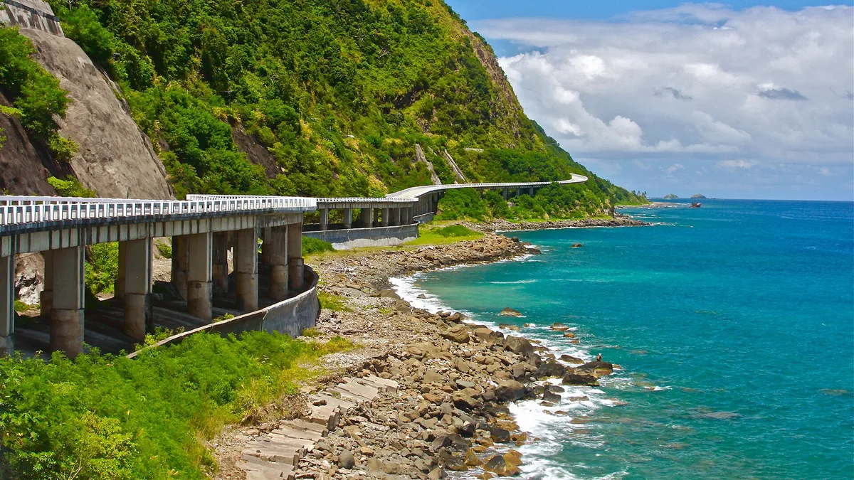 Patapat Viaduct in Philippines