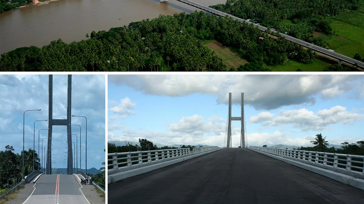 Macapagal Bridge in Philippines