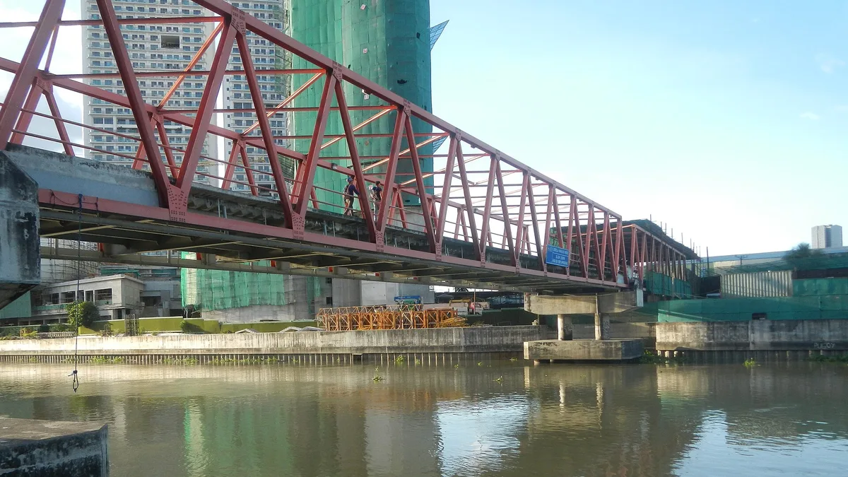 Estrella–Pantaleon Bridge in Philippines