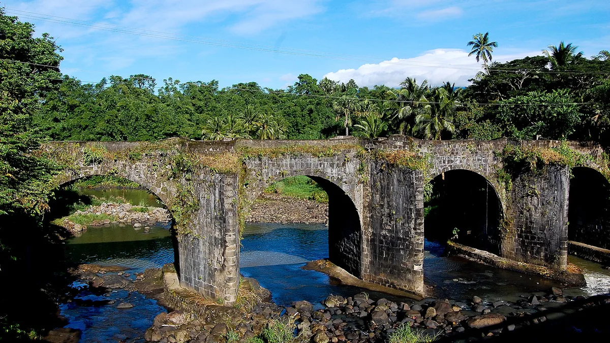 Malagonlong Bridge in Philippines