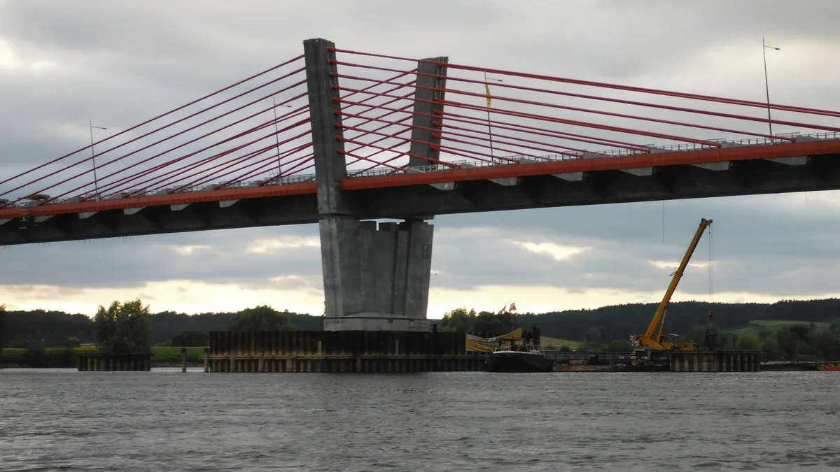 Kwidzyn Bridge in Poland