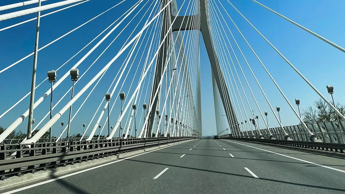 Rędziński Bridge in Poland