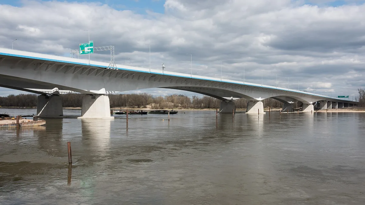 Anna Jagiellon Bridge in Poland