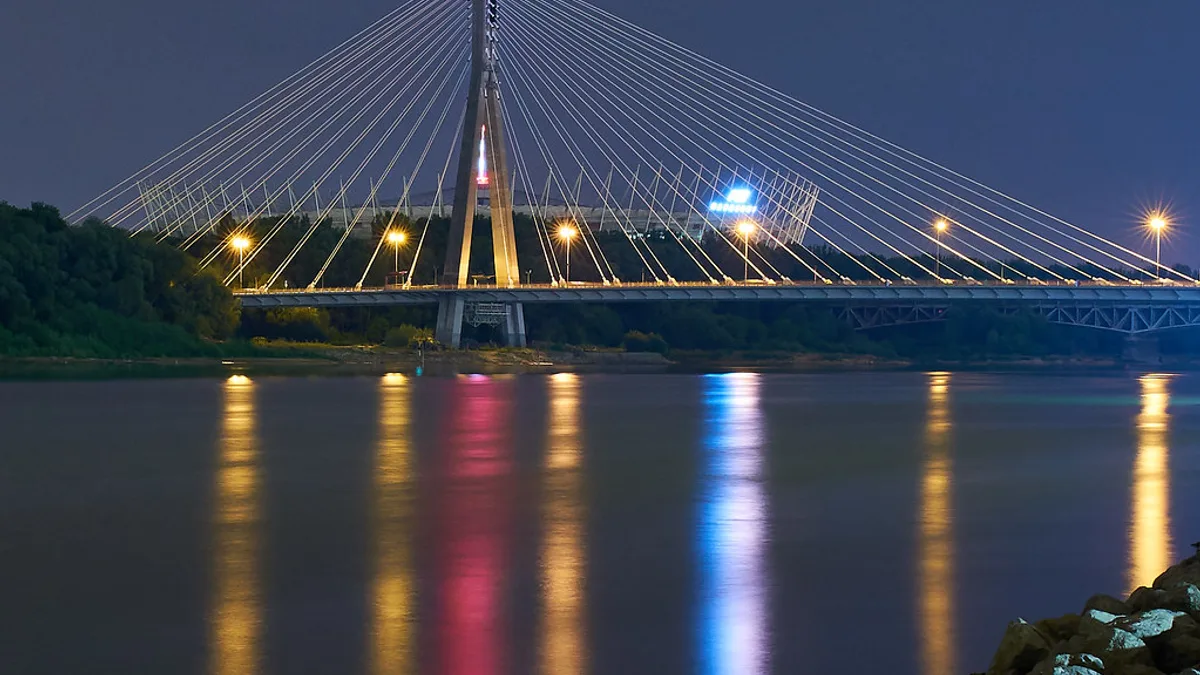 Świętokrzyski Bridge in Poland