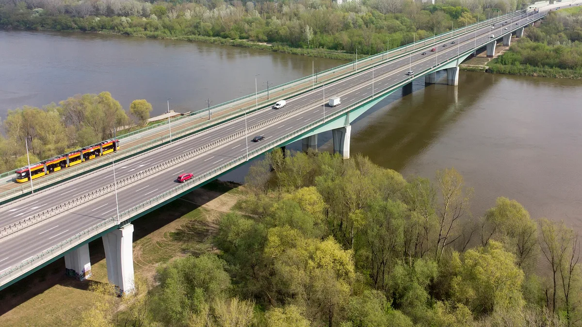 Maria Skłodowska-Curie Bridge in Poland