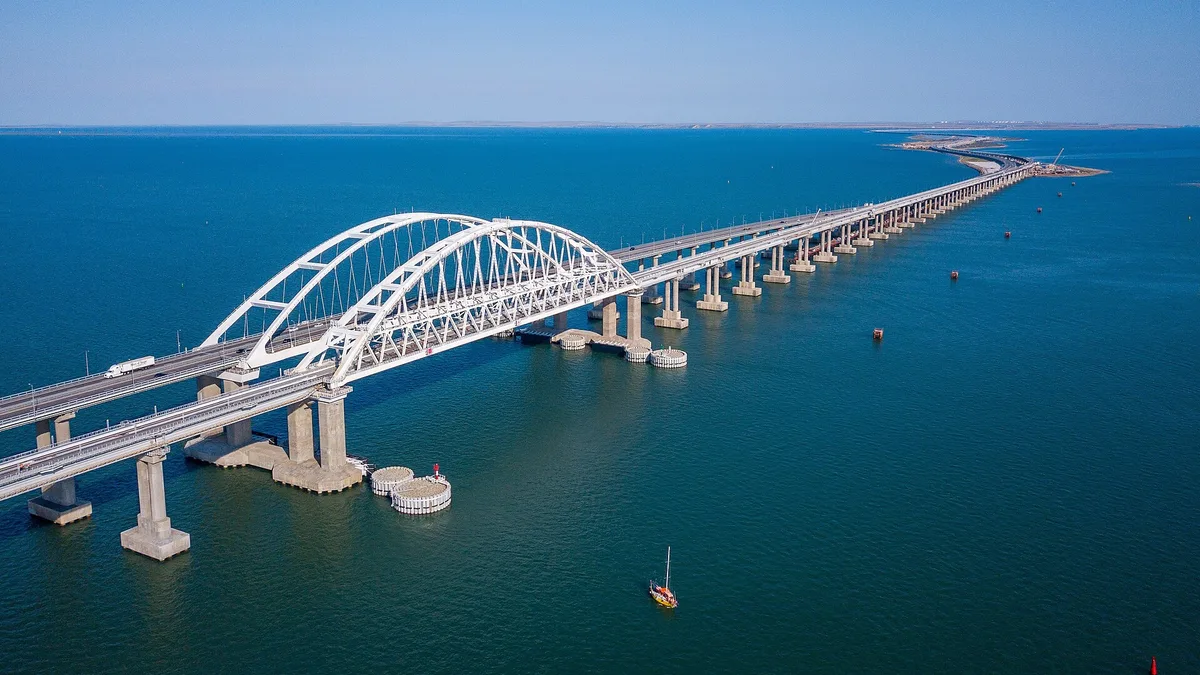 Crimean Bridge in Russia