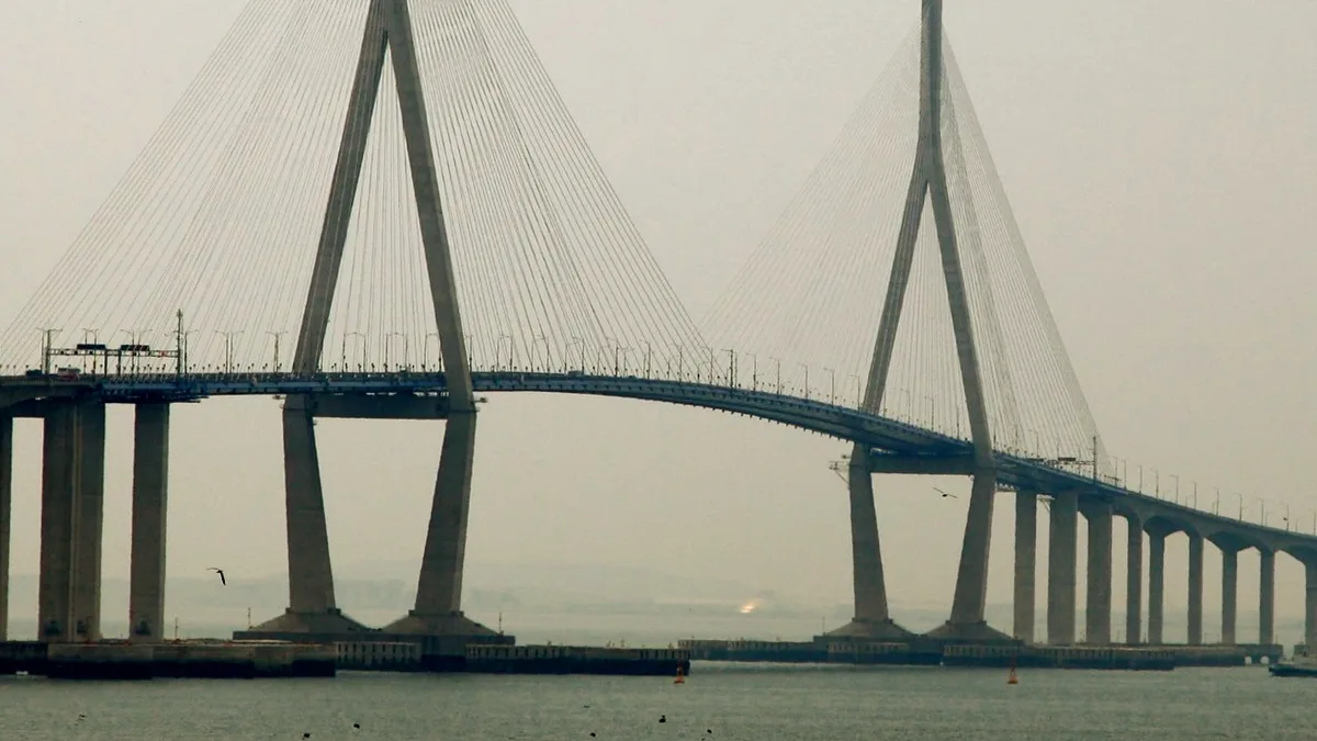 Incheon Bridge in South Korea