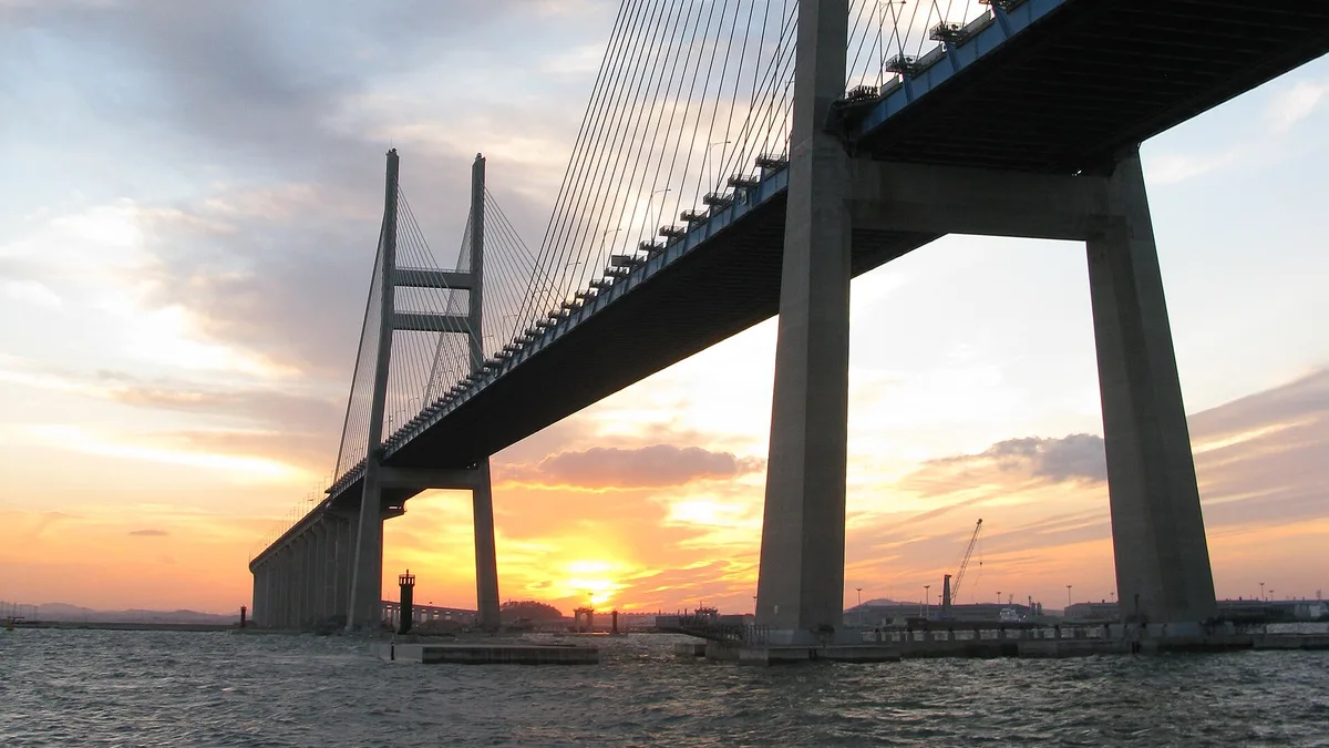 Seohae Bridge in South Korea