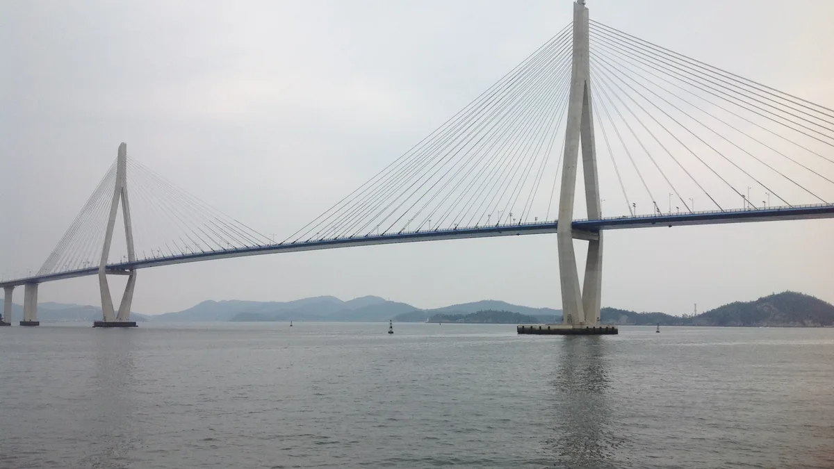 Mokpo Bridge in South Korea