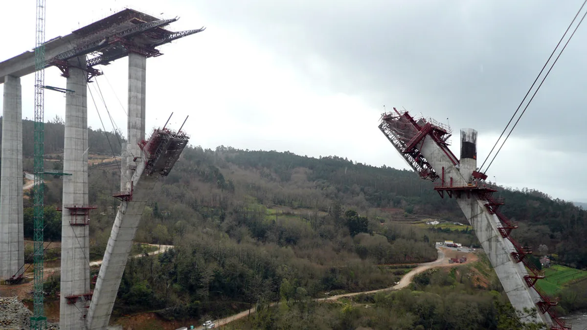 Viaducto del Río Ulla in Spain