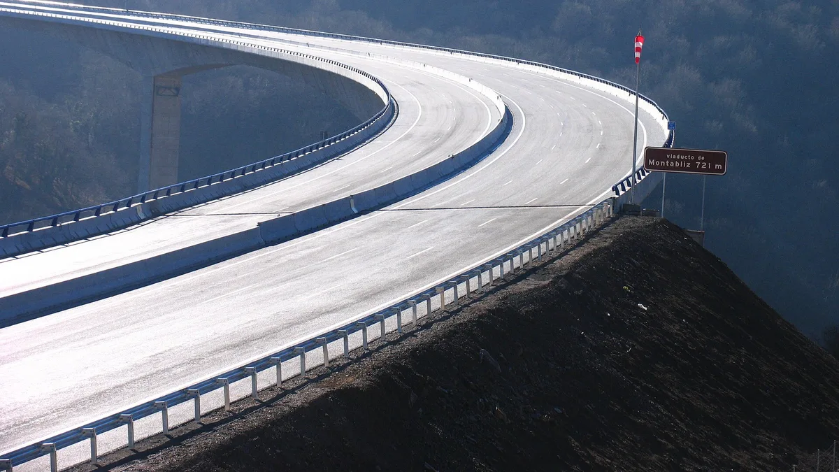 Viaducto de Montabliz in Spain