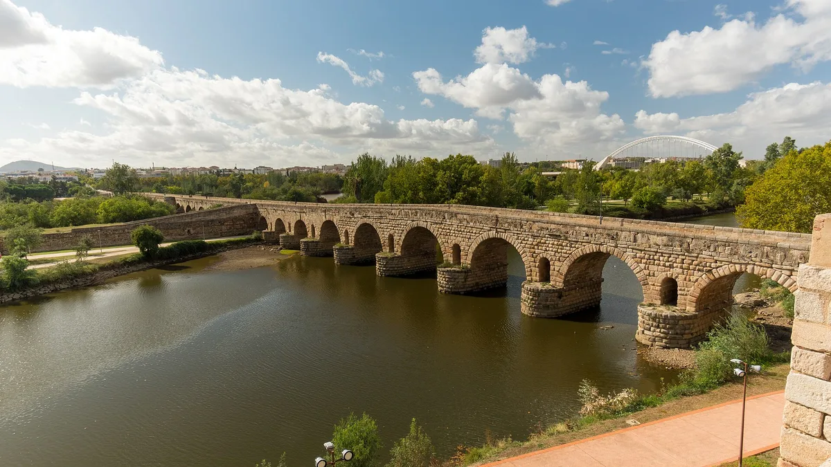 Puente Romano de Mérida in Spain