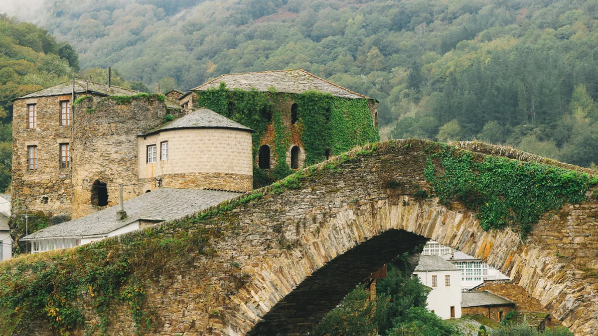Puente Romano de Lugo in Spain