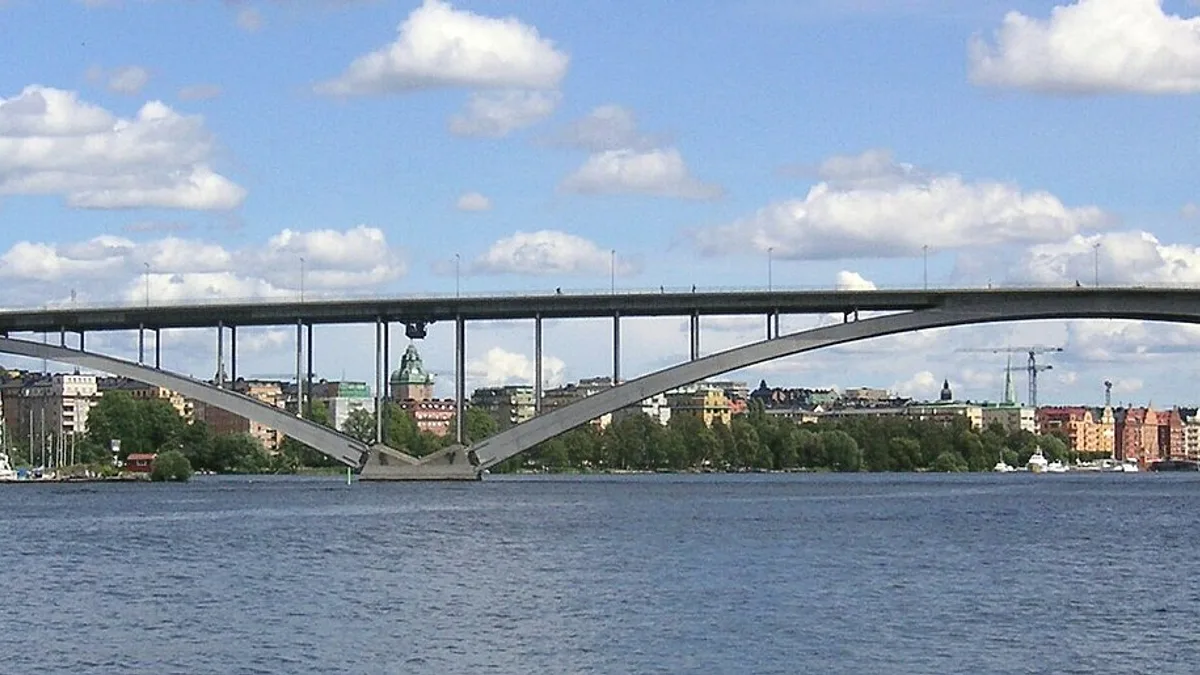 Västerbron in Sweden