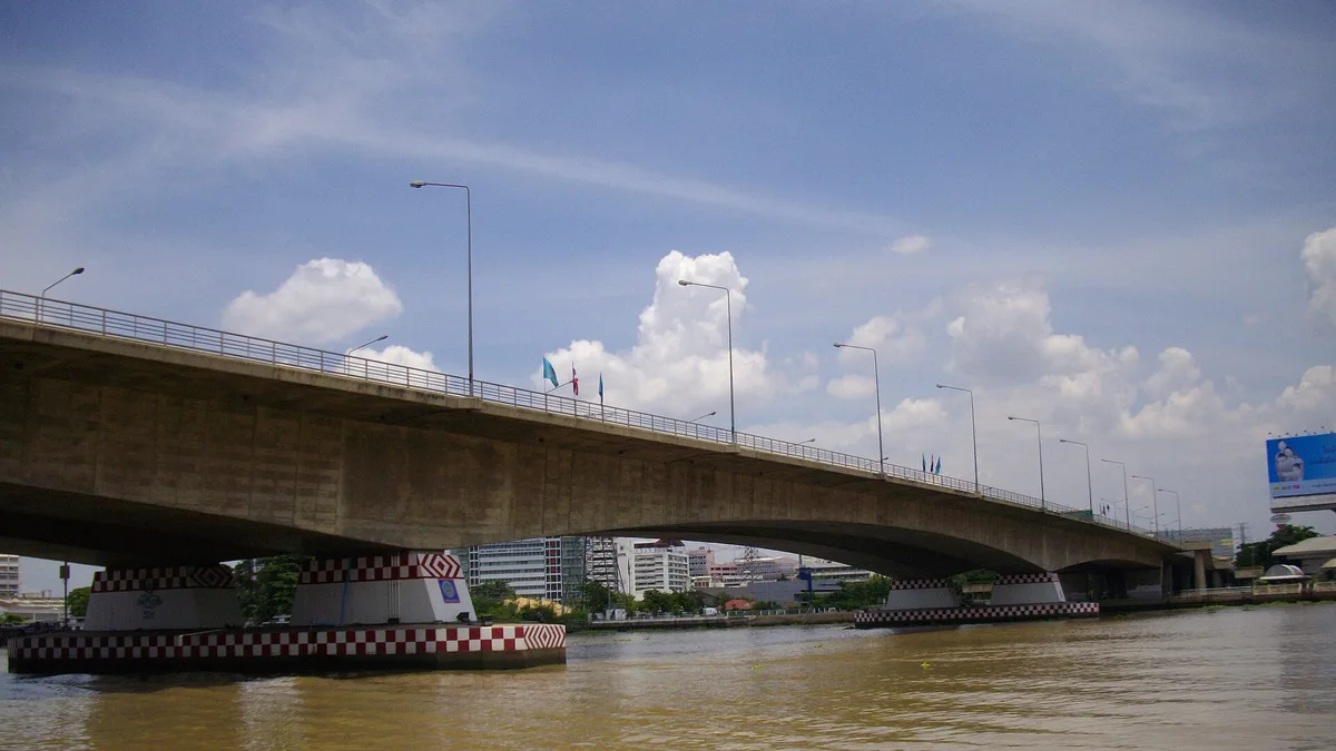 Rama VII Bridge in Thailand