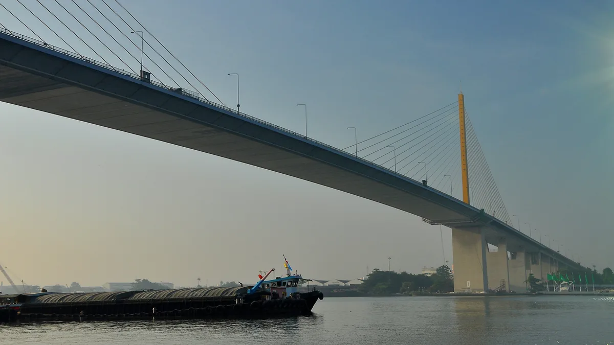 Rama IX Bridge in Thailand
