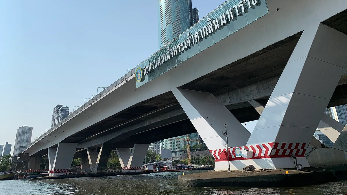 Taksin Bridge in Thailand