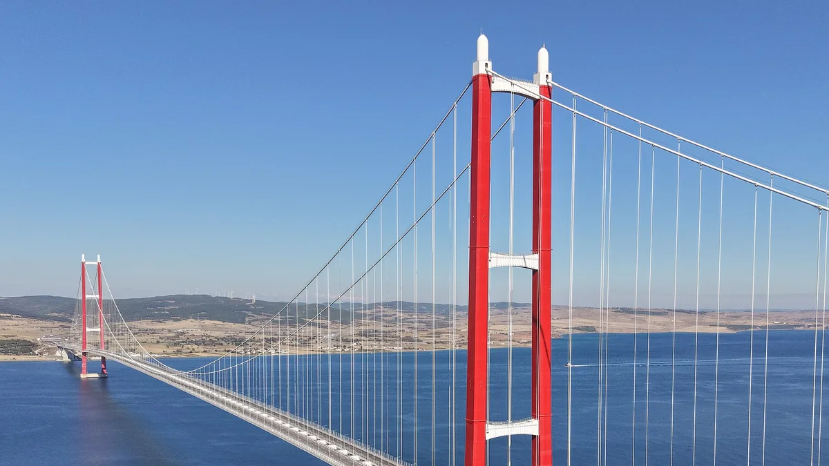 1915 Çanakkale Bridge in Turkey