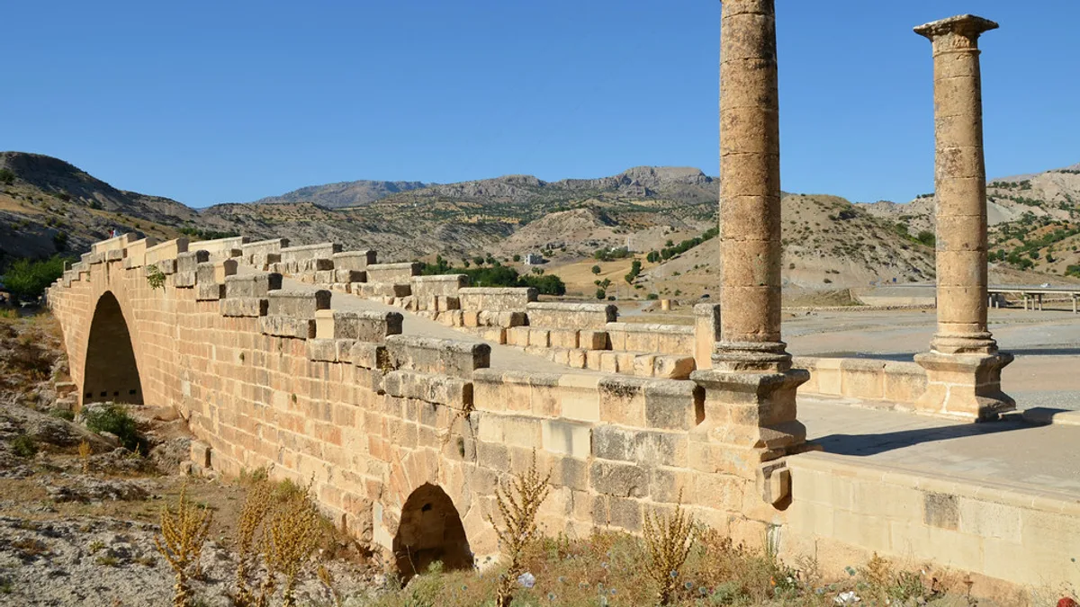 Cendere Bridge in Turkey