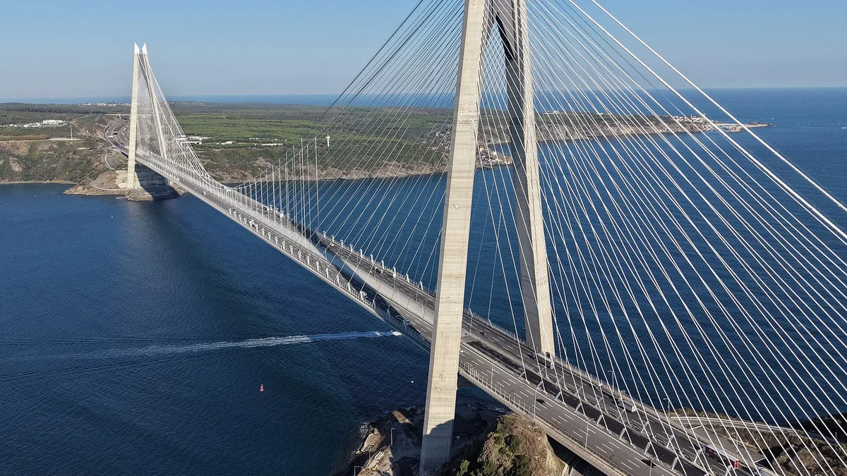 Yavuz Sultan Selim Bridge in Turkey