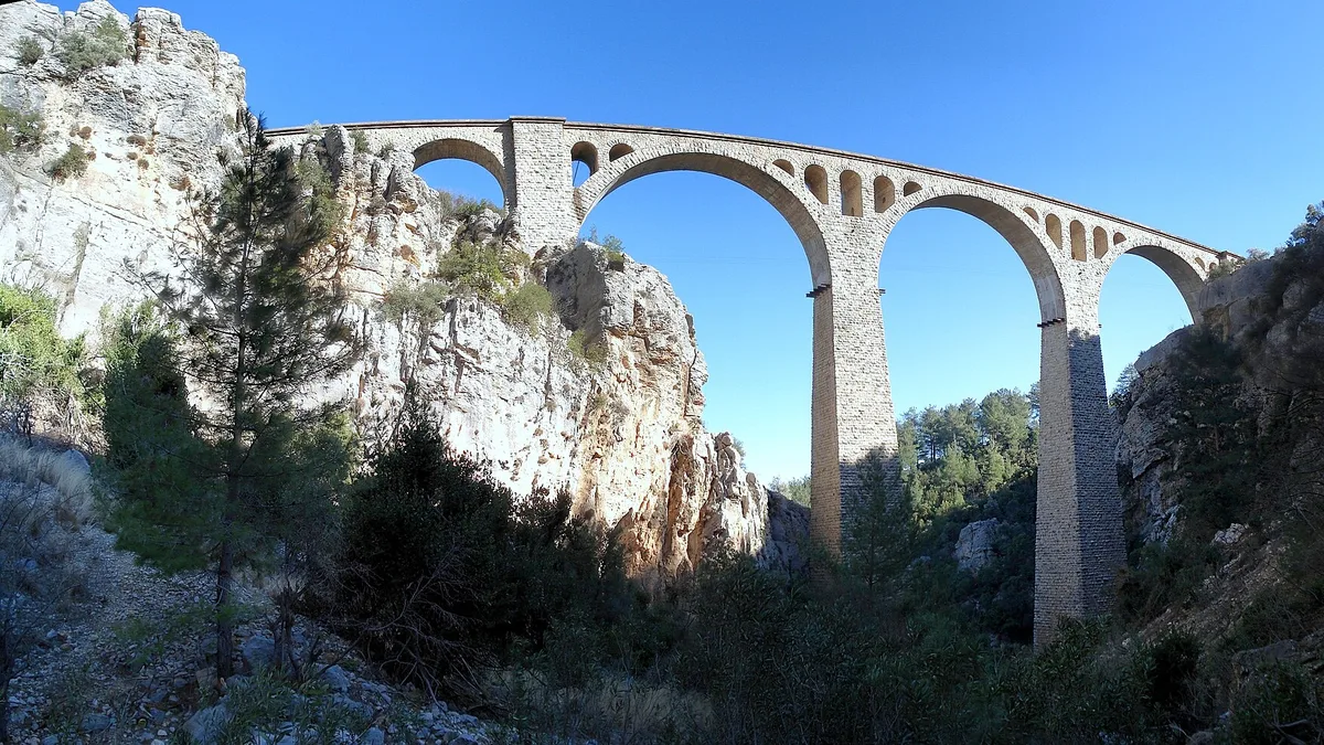 Varda Viaduct in Turkey