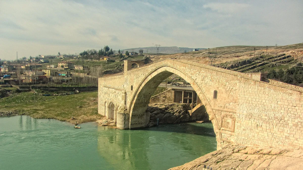Malabadi Bridge in Turkey