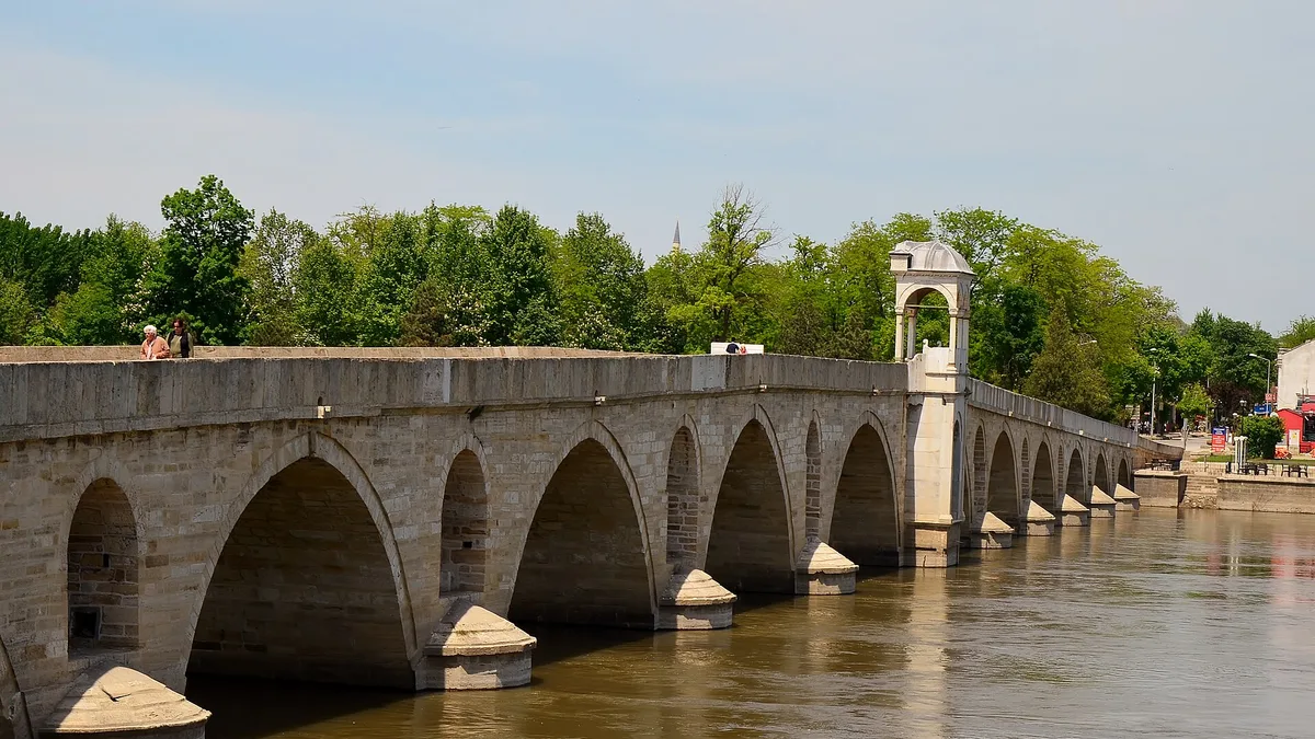 Meriç Bridge in Turkey