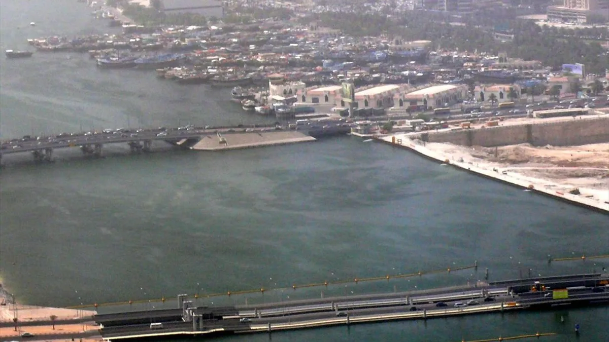 Al Maktoum Bridge in United Arab Emirates