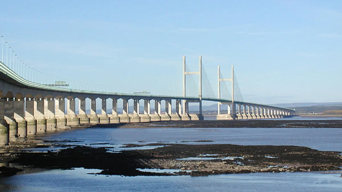 Prince of Wales Bridge in United Kingdom