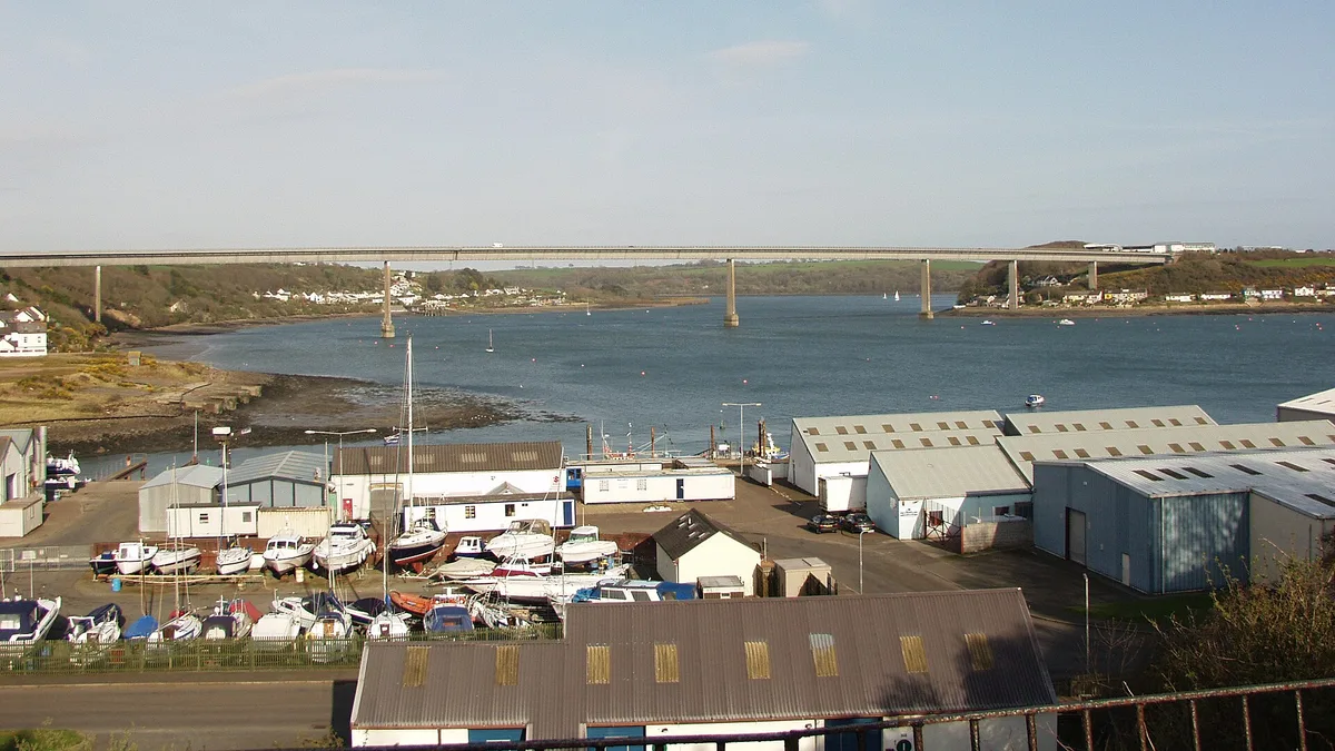 Cleddau Bridge in United Kingdom