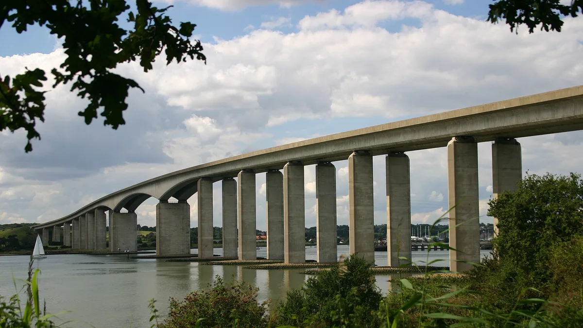 Orwell Bridge in United Kingdom