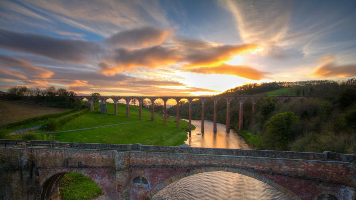 Leaderfoot Viaduct in United Kingdom