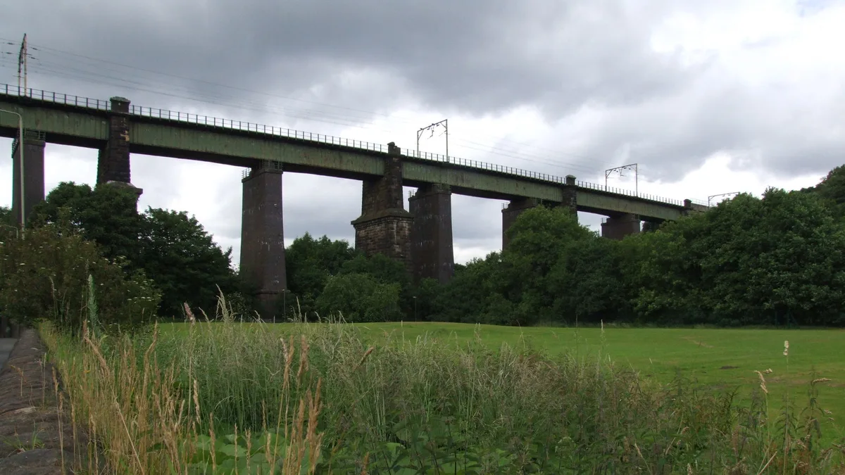 Dinting Viaduct in United Kingdom